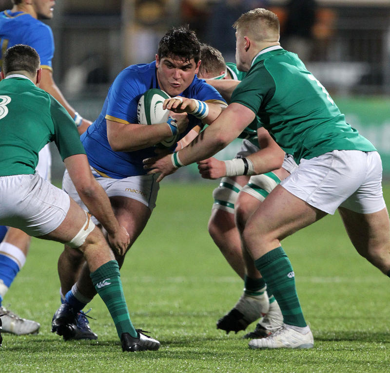 Natwest Sei Nazioni 2018 U20, round 2, Dublino, Donnybrook, Irlanda U20 v Italia U20.