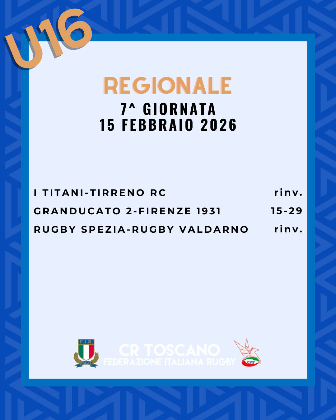 RISULTATi REGIONALE 16